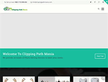 Tablet Screenshot of clippingpathmania.com